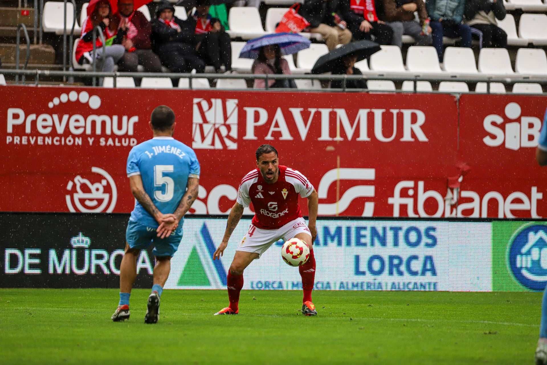 La derrota del Real Murcia frente al Ibiza, en imágenes