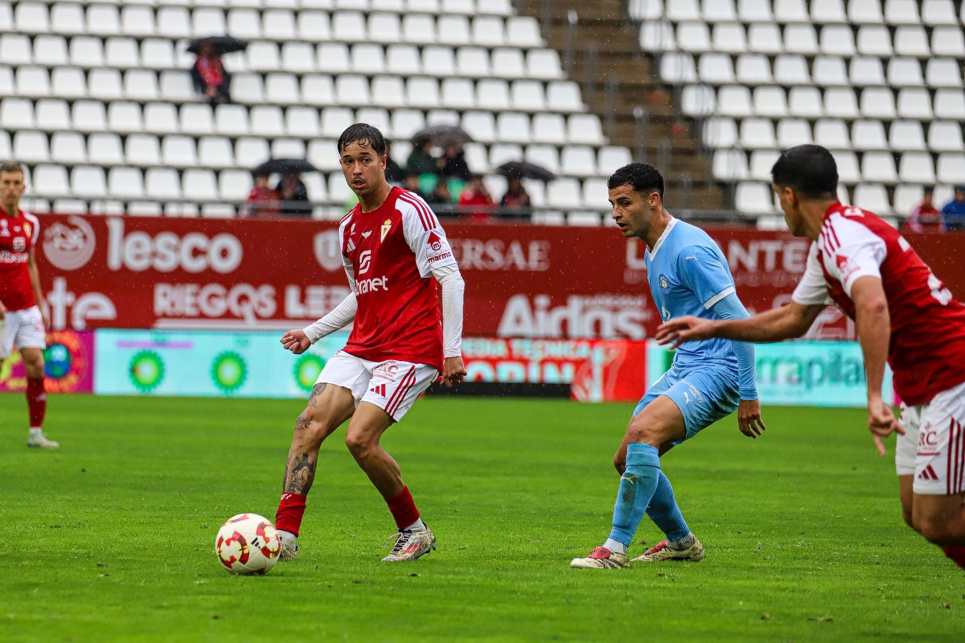 La derrota del Real Murcia frente al Ibiza, en imágenes