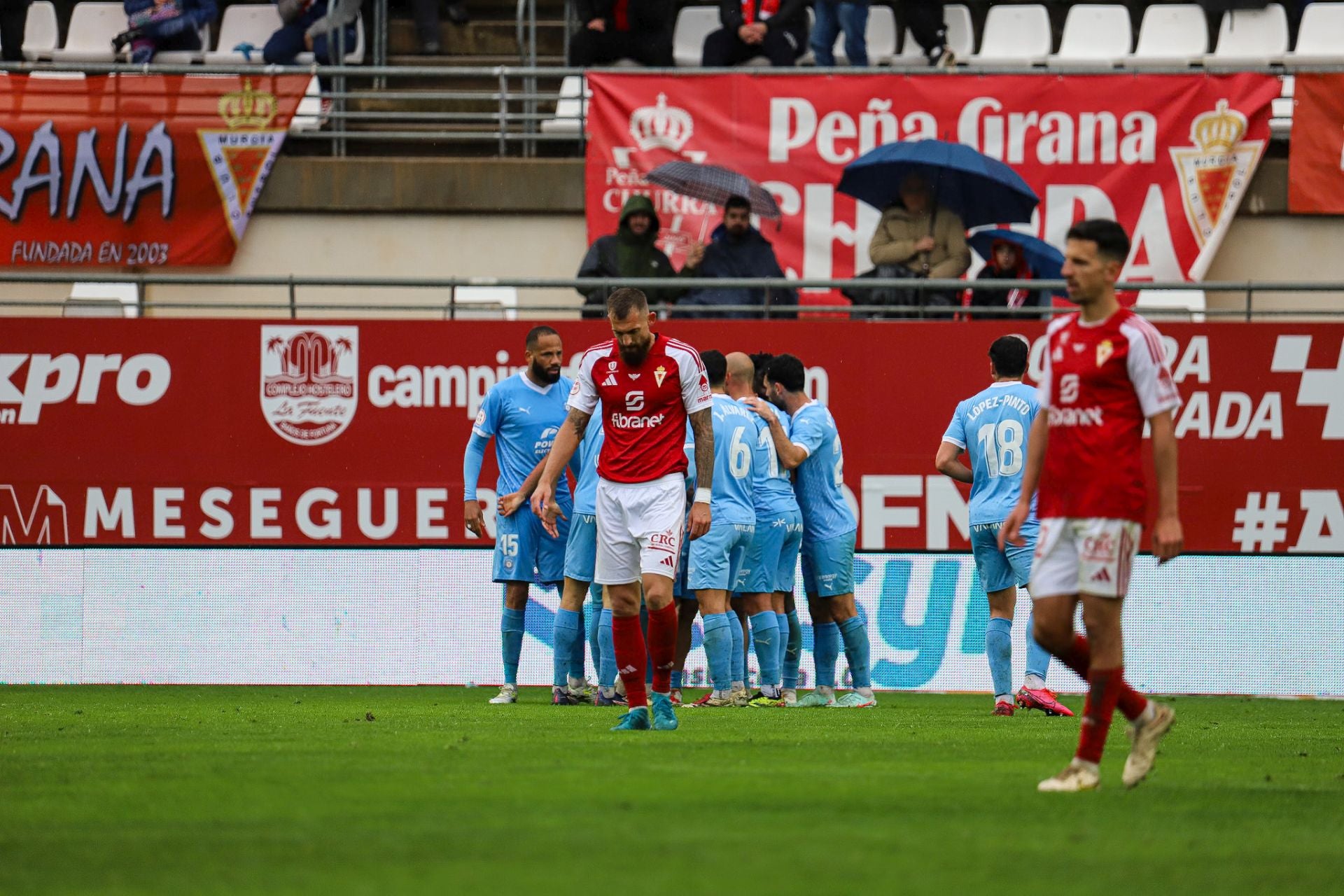 La derrota del Real Murcia frente al Ibiza, en imágenes