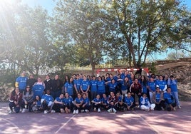 Foto de familia en la novena jornada del For Fun, en Archena.