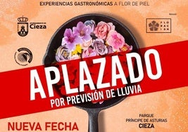 El cartel de la feria gastronómica.