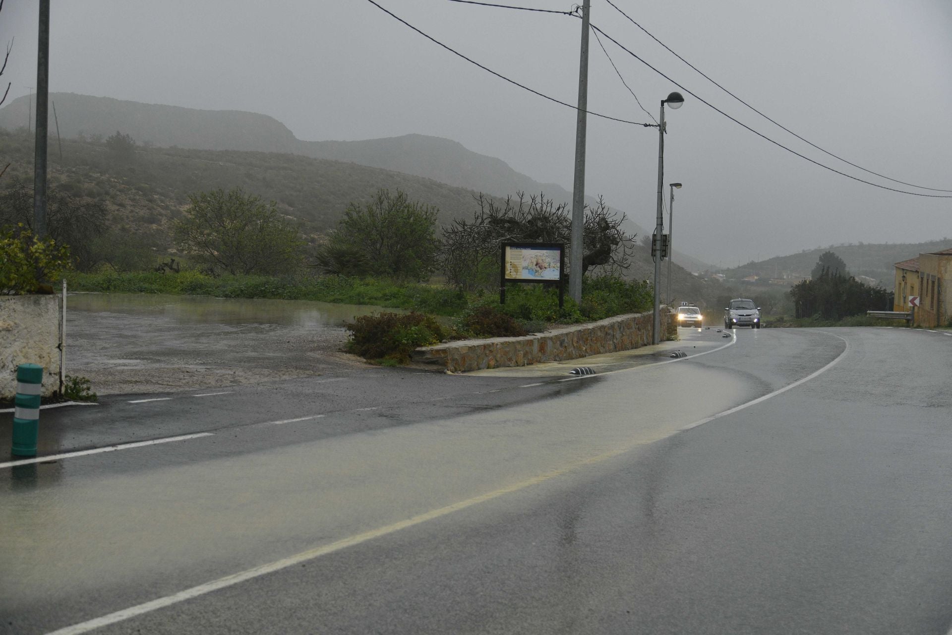 Los efectos del temporal de lluvia en la Región de Murcia, en imágenes