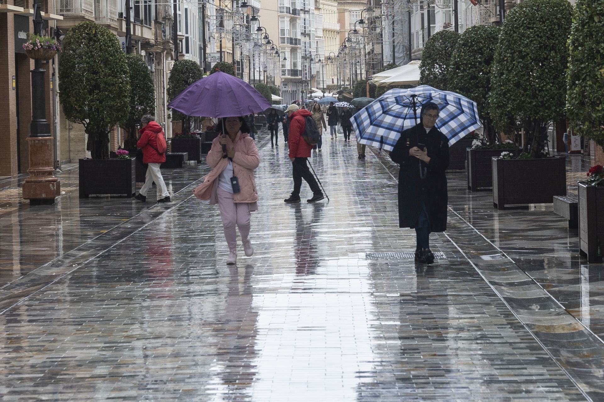 Los efectos del temporal de lluvia en la Región de Murcia, en imágenes