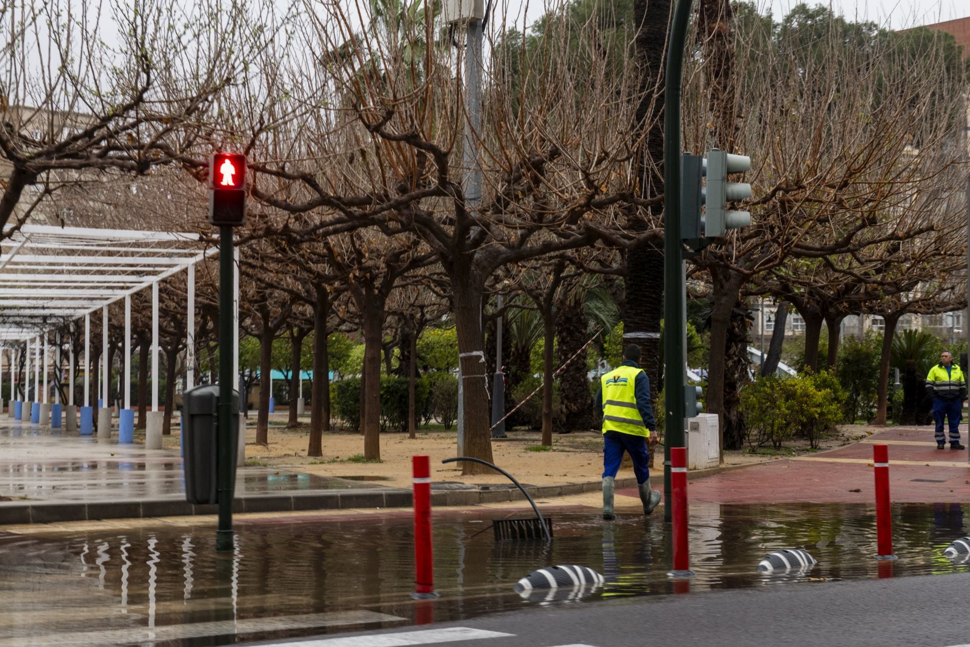 En imágenes, el temporal descarga en la Región de Murcia