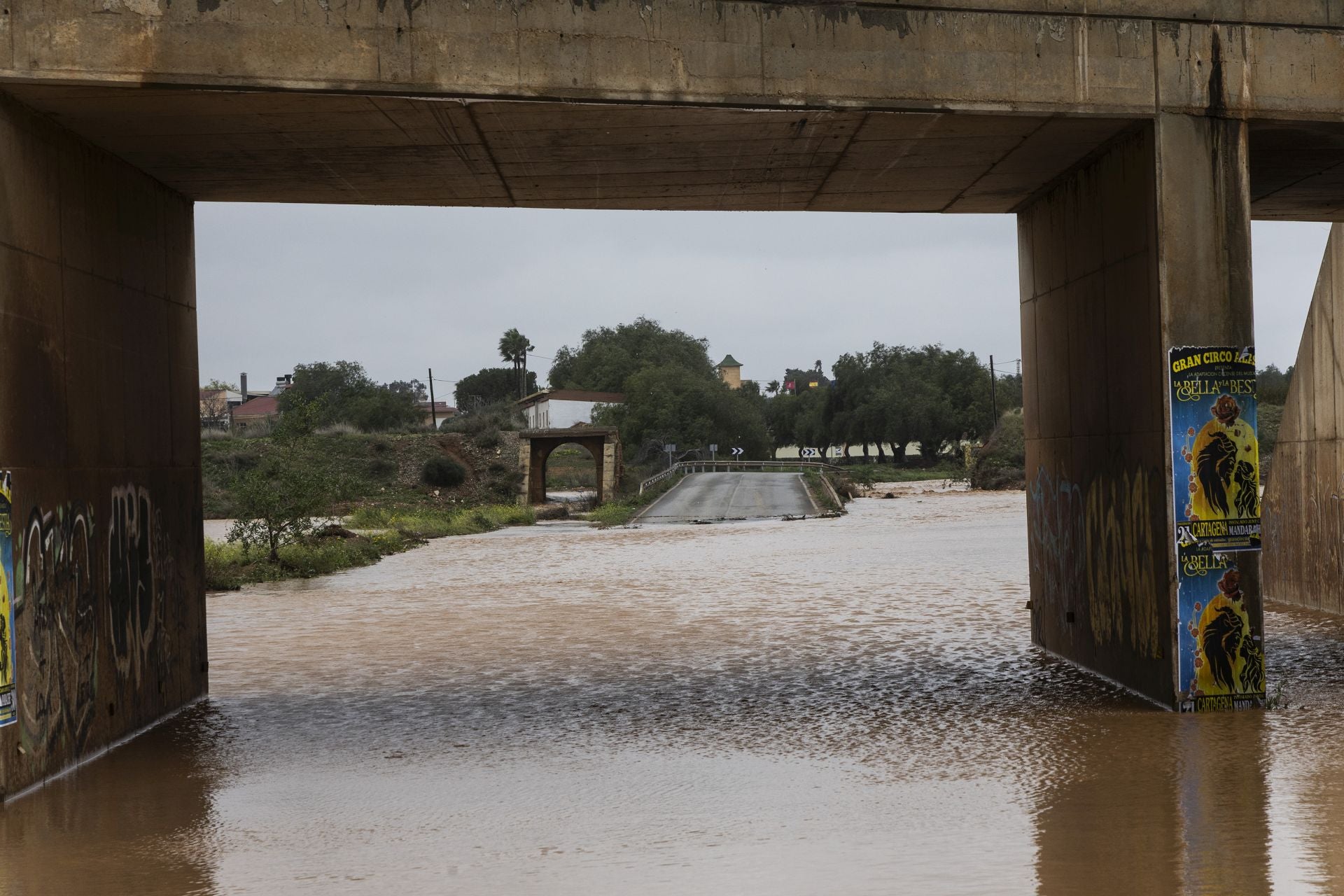 En imágenes, el temporal descarga en la Región de Murcia