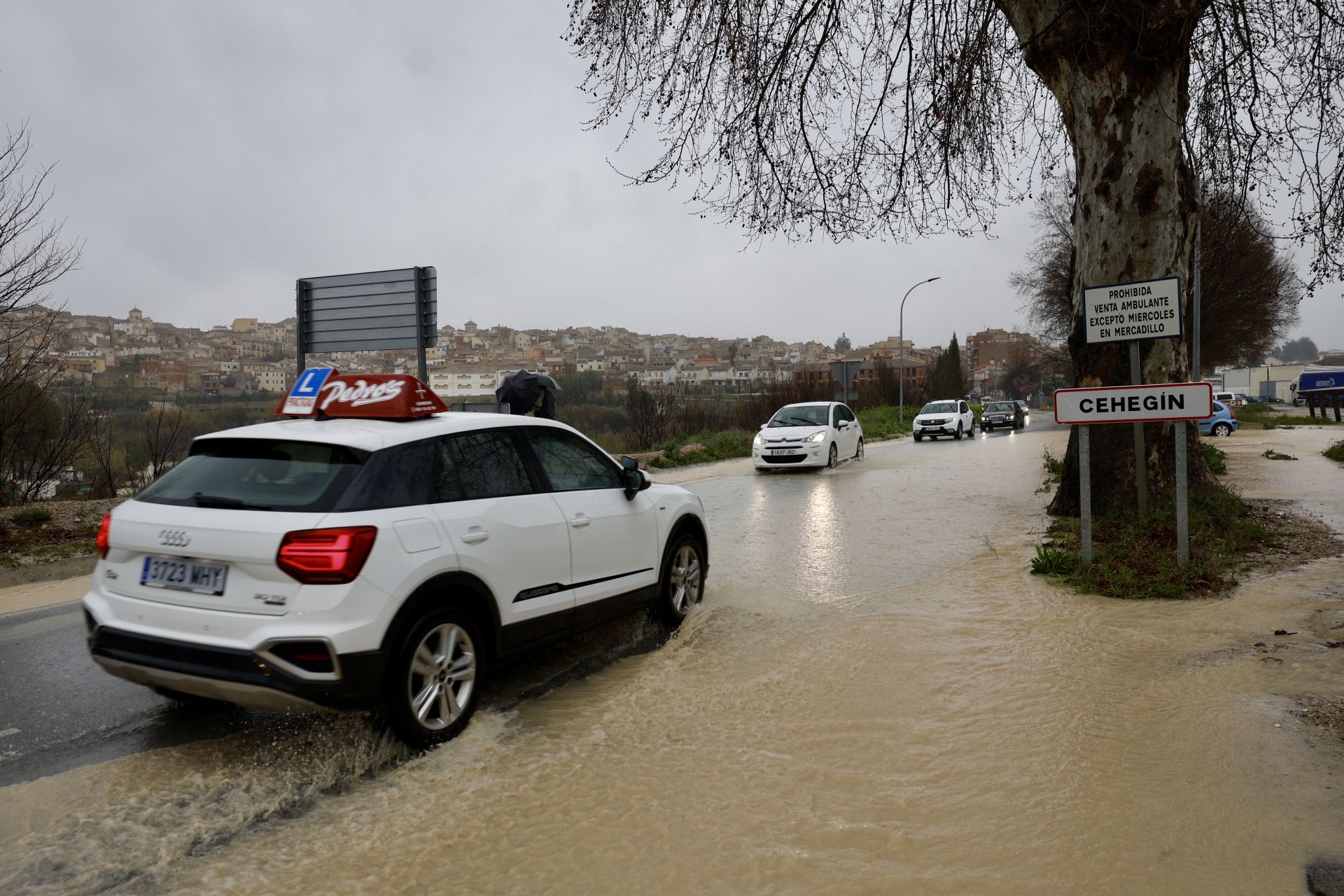 En imágenes, el temporal descarga en la Región de Murcia