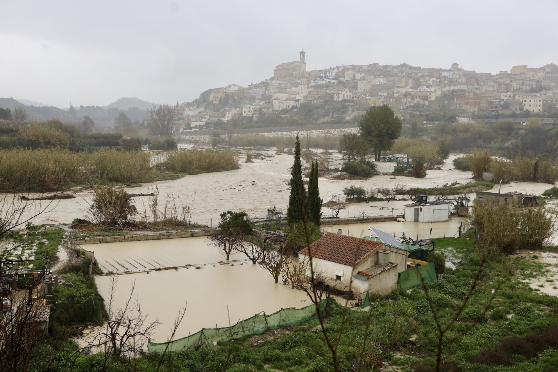 En imágenes, el temporal descarga en la Región de Murcia