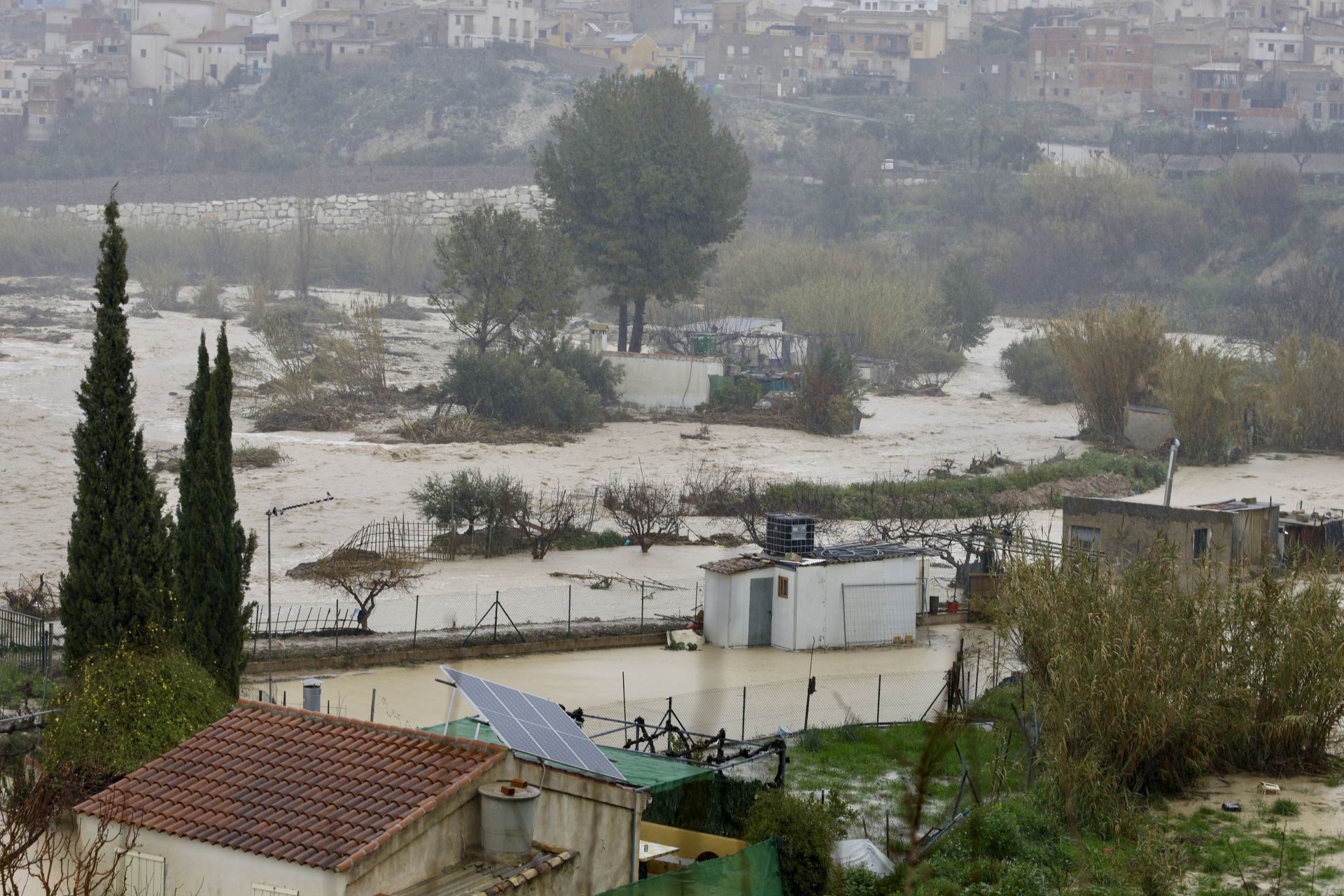 En imágenes, el temporal descarga en la Región de Murcia