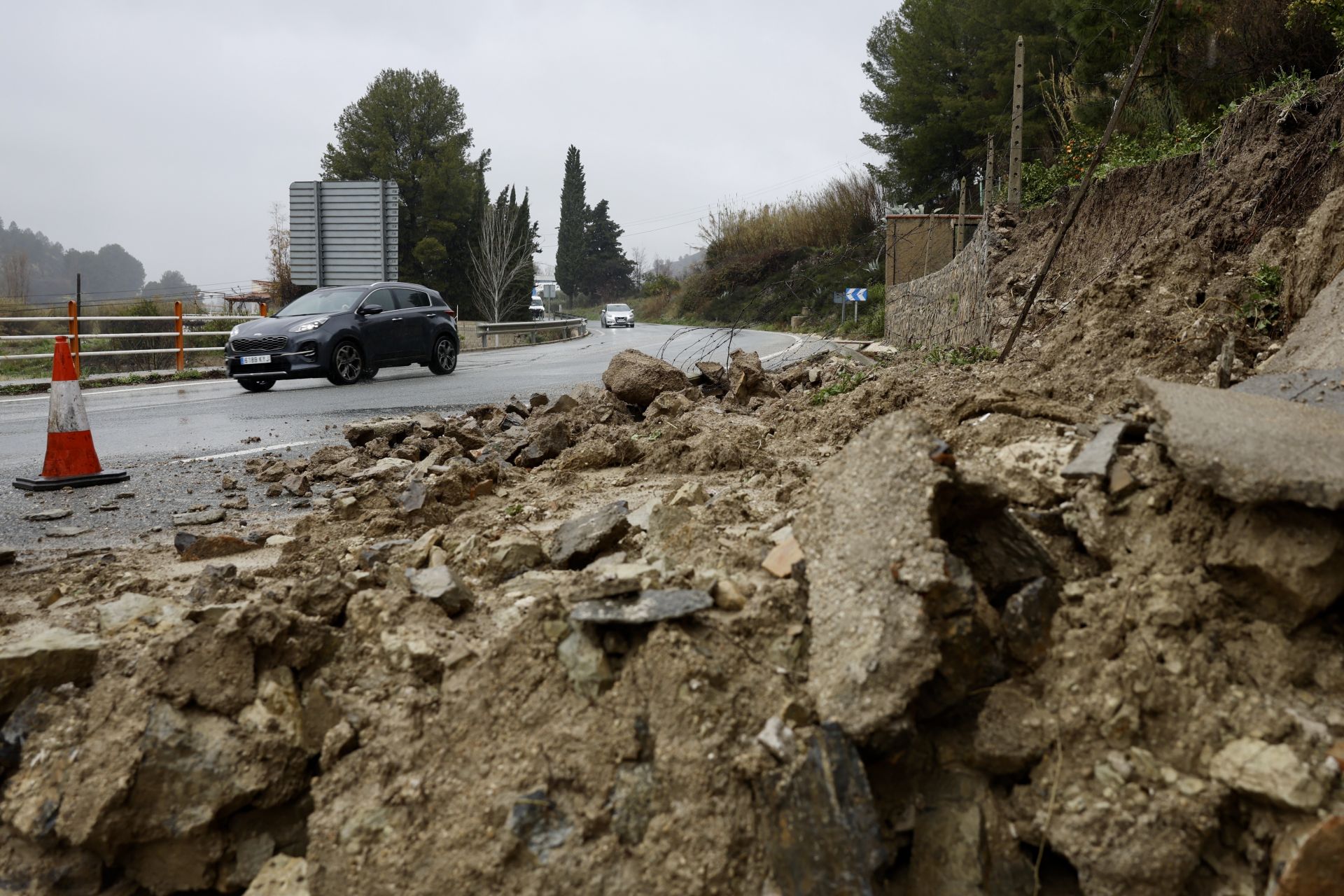 En imágenes, el temporal descarga en la Región de Murcia