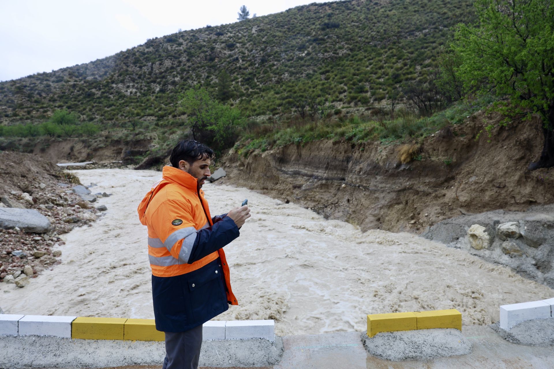 En imágenes, el temporal descarga en la Región de Murcia