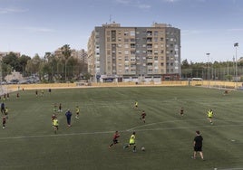 Panorámica del campo de Ciudad Jardín, hogar de la cantera.