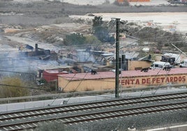 Estado de las instalaciones tras la explosión.