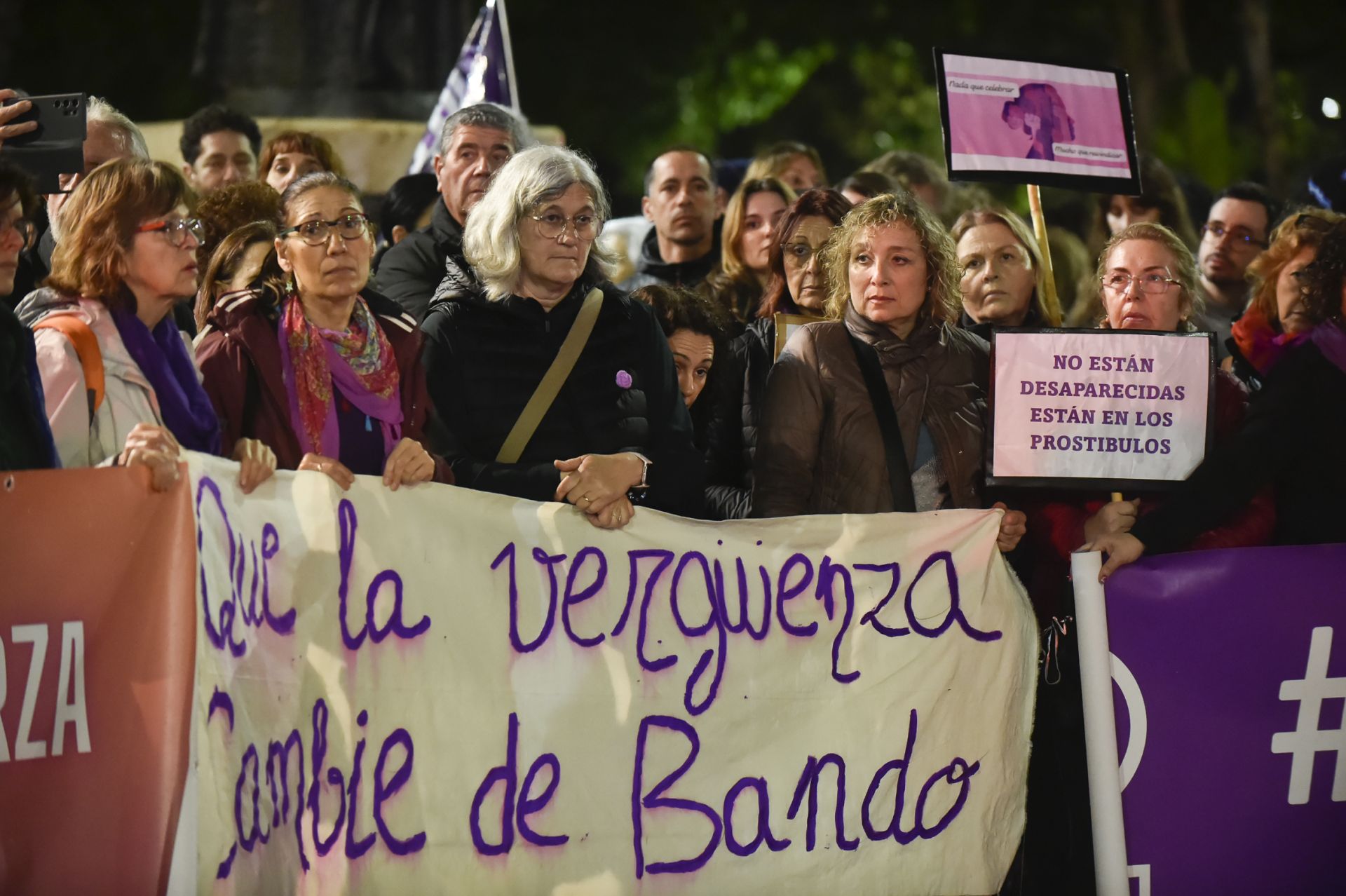 Manifestación por el 8M en Cartagena, en imágenes