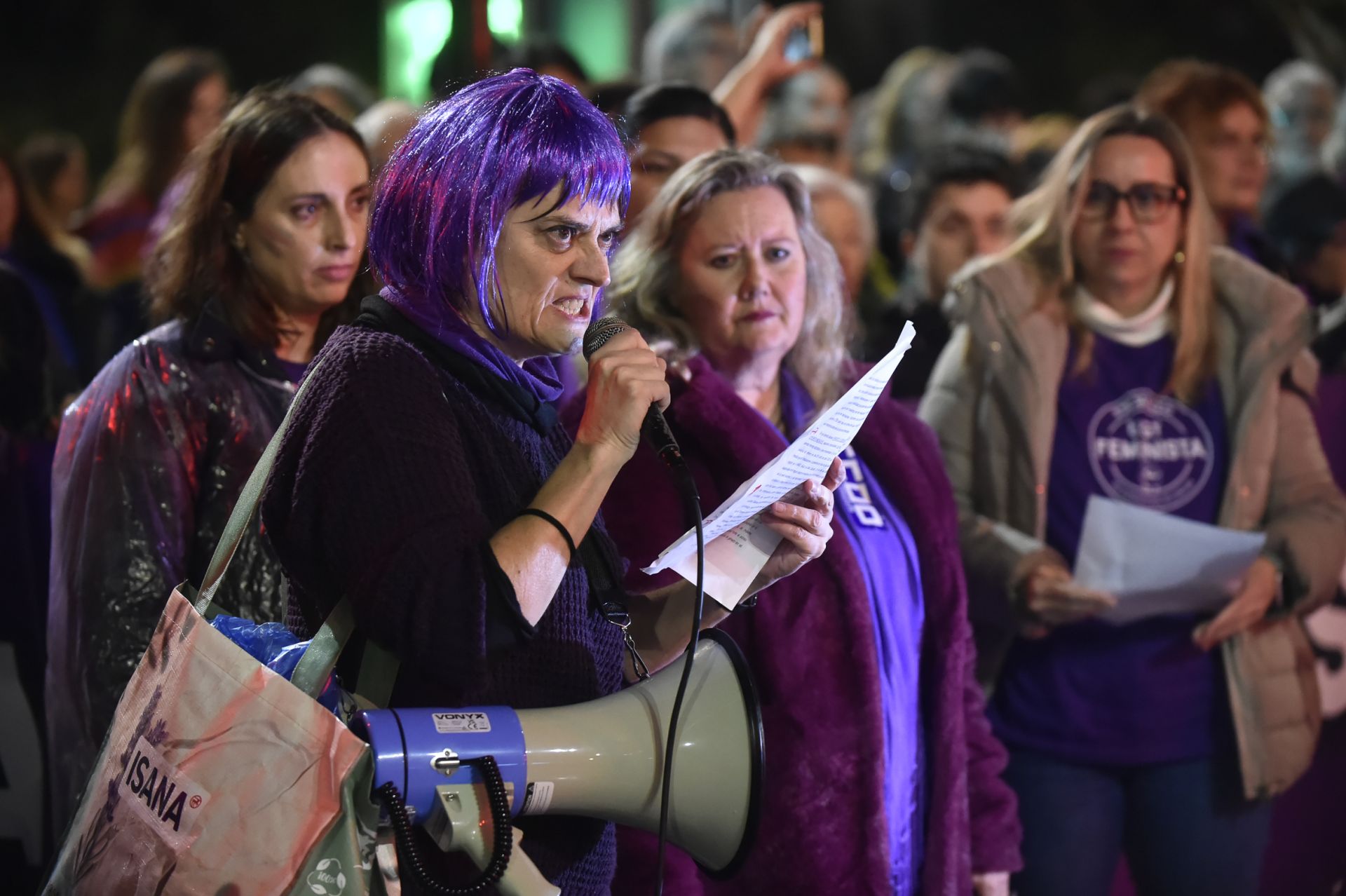 La manifestación por el 8M en Murcia, en imágenes