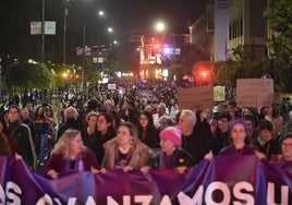 Manifestación por el 8M de Murcia, este sábado.