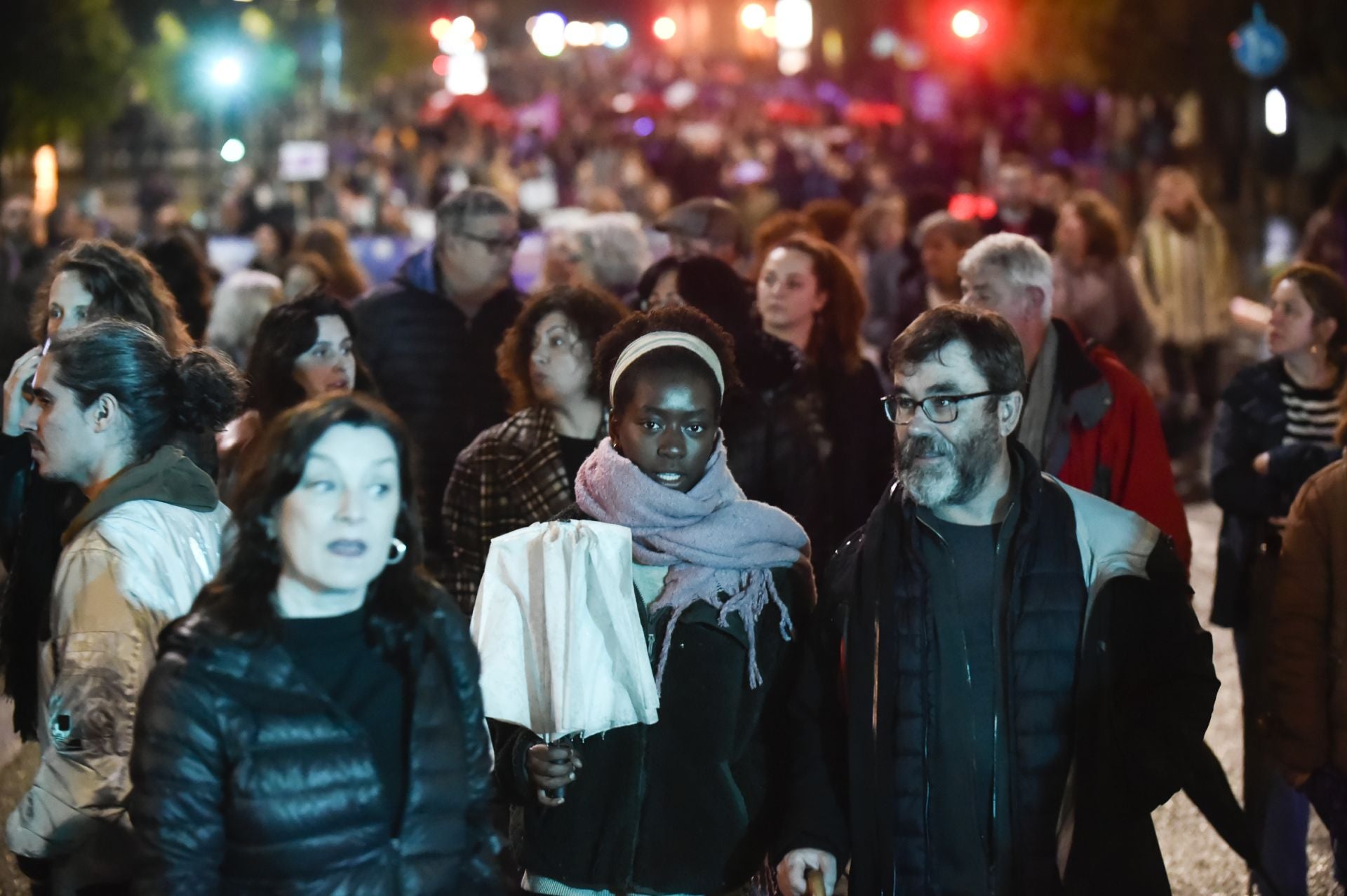 La manifestación por el 8M en Murcia, en imágenes