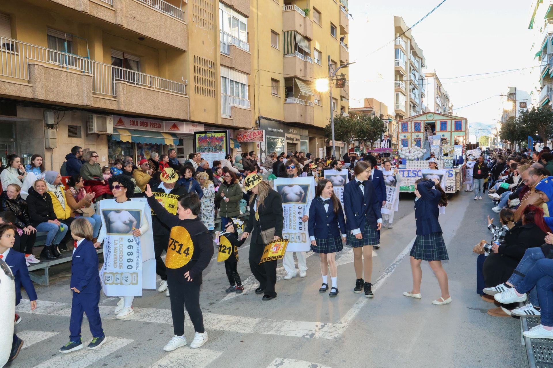 Desfile de Carnaval en Águilas, en imágenes