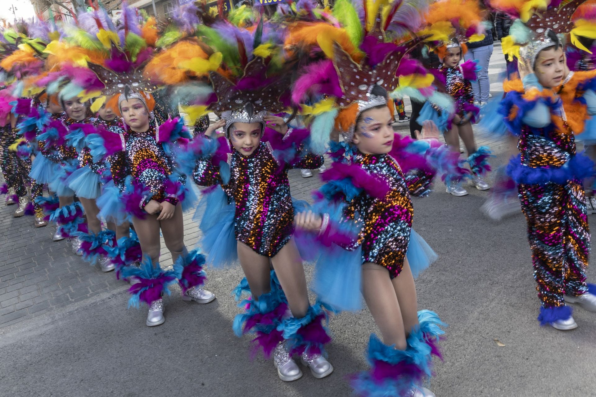 Las imágenes del desfile de Carnaval en Cartagena