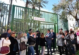 Acto del recinto renombrado como 'Parque de Educación Vial Rosario Moreno'.