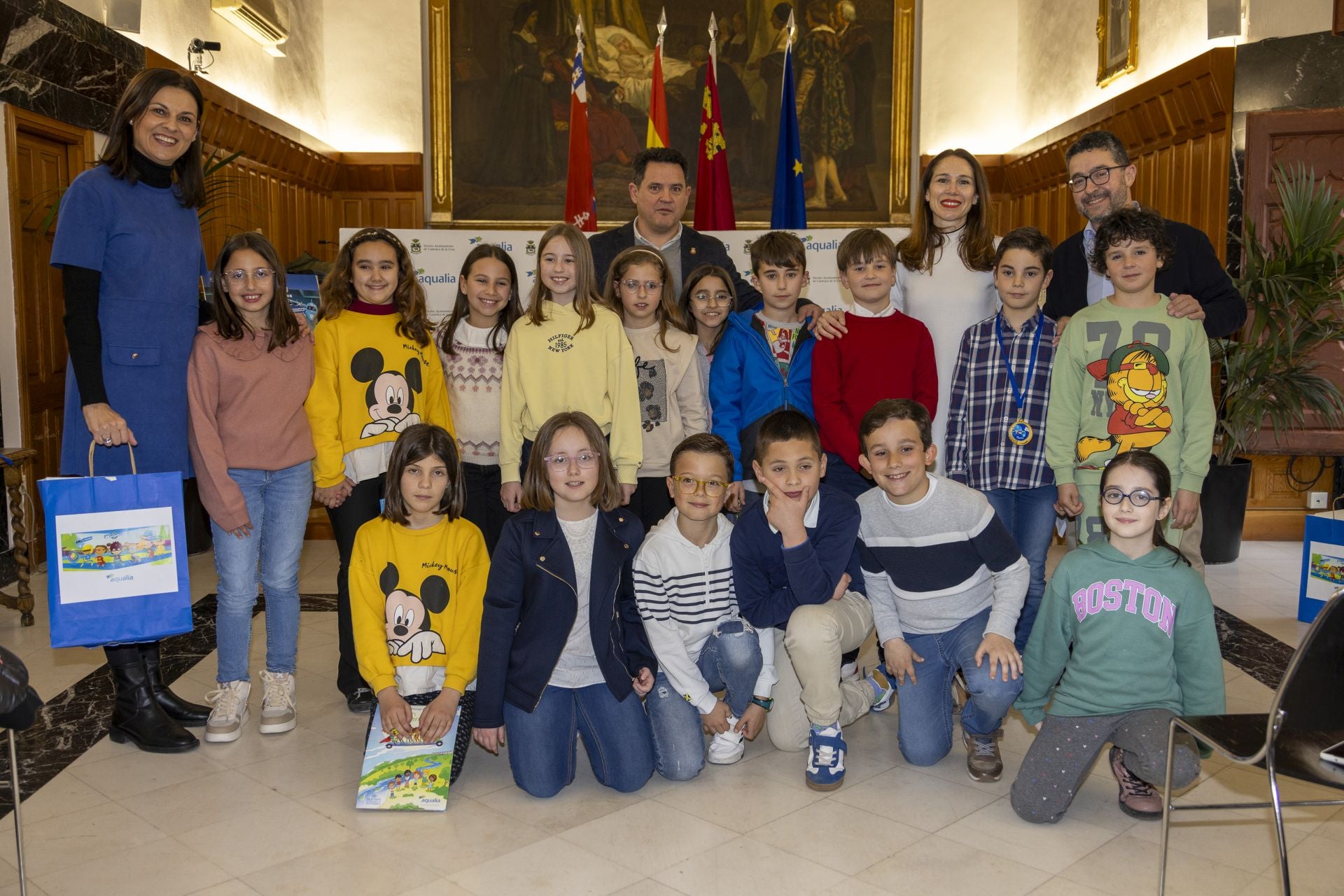 La entrega de premios tuvo lugar en el Salón de Plenos del Ayuuntamiento de Caravaca