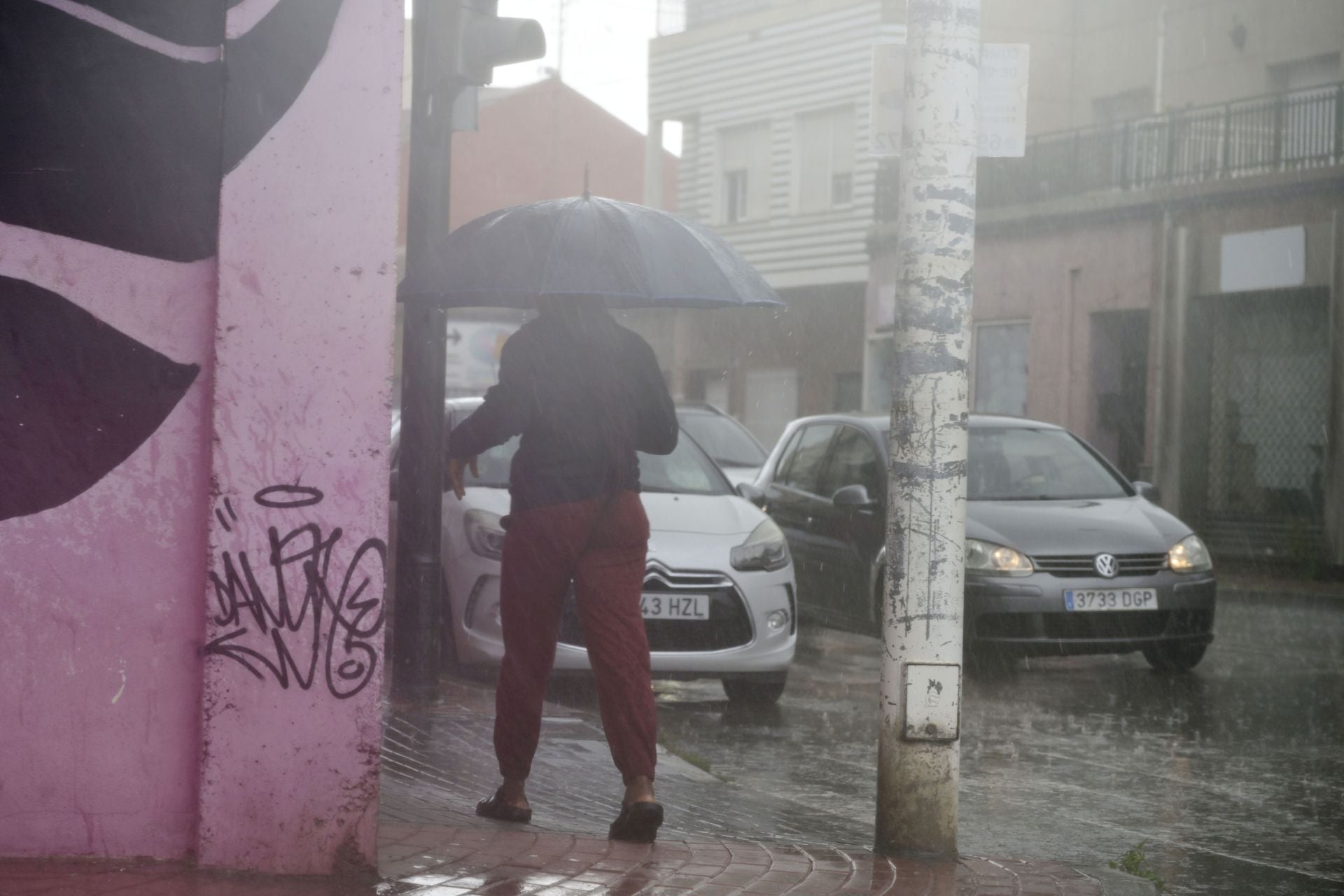 Las imágenes de la tromba de agua que ha afectado a la Región de Murcia este viernes