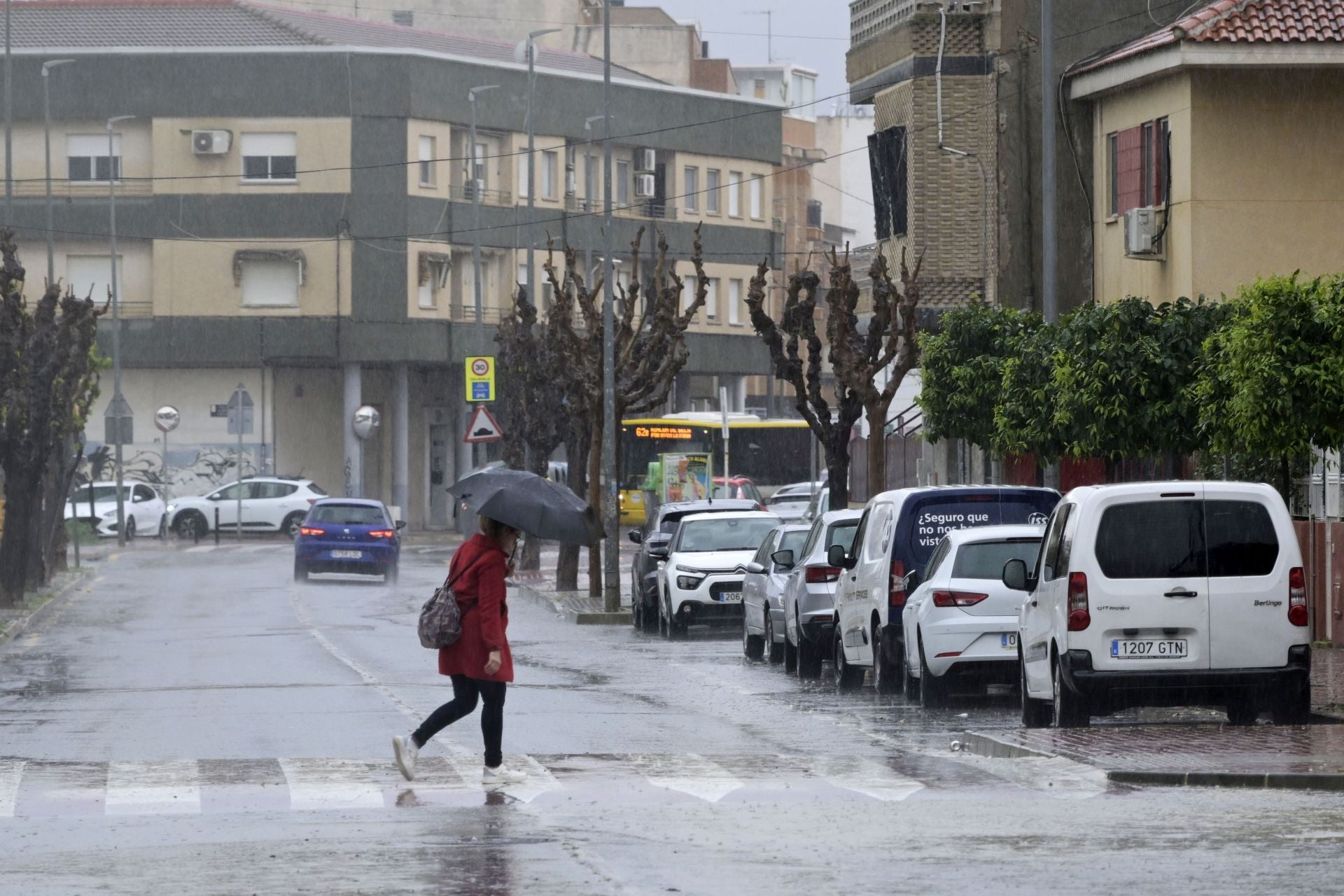 Las imágenes de la tromba de agua que ha afectado a la Región de Murcia este viernes