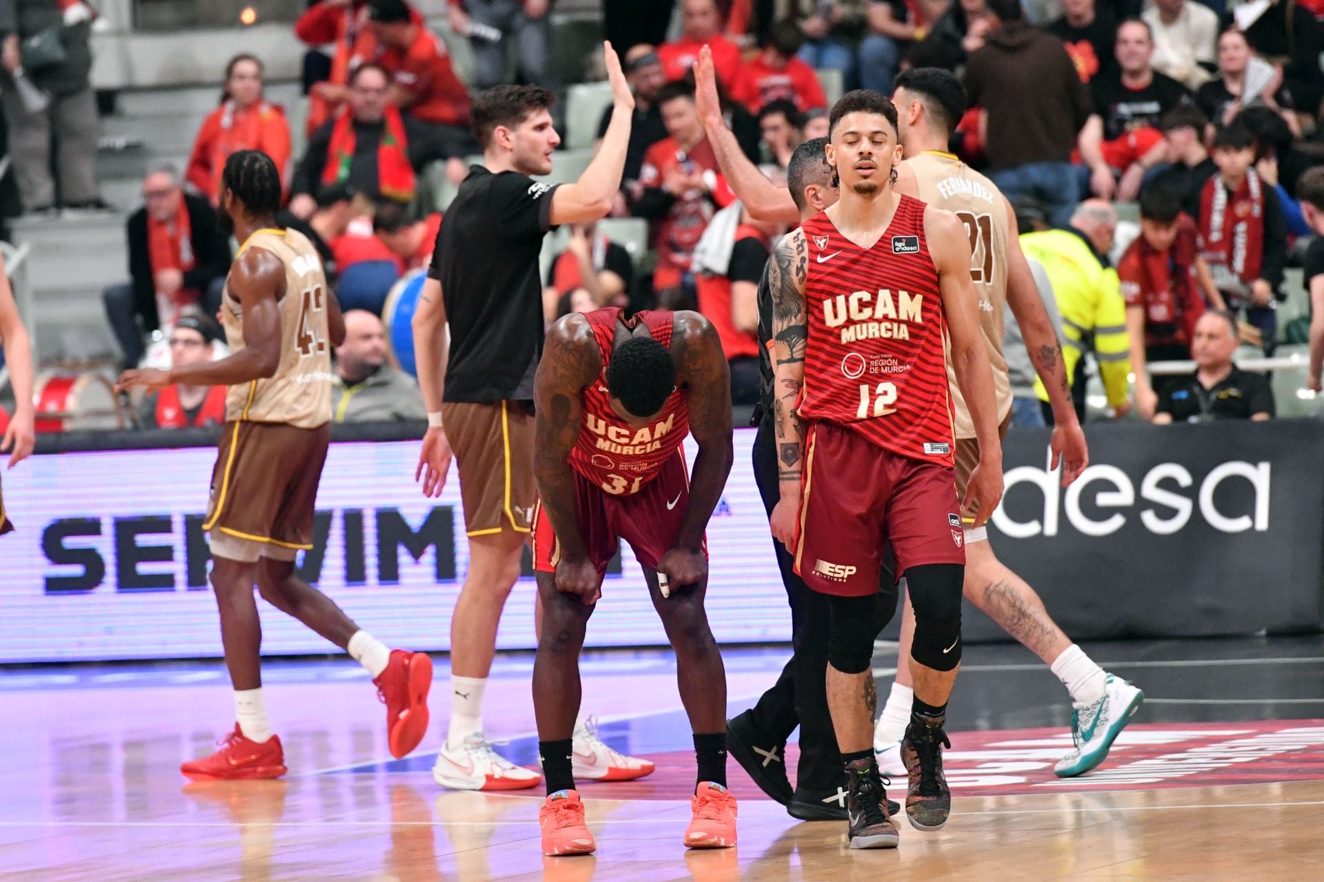 El UCAM-Girona, en imágenes