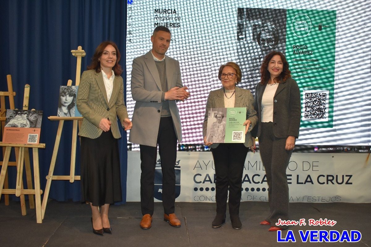 Murcia, Región de Mujeres&#039; resalta en Caravaca cinco trayectorias femeninas