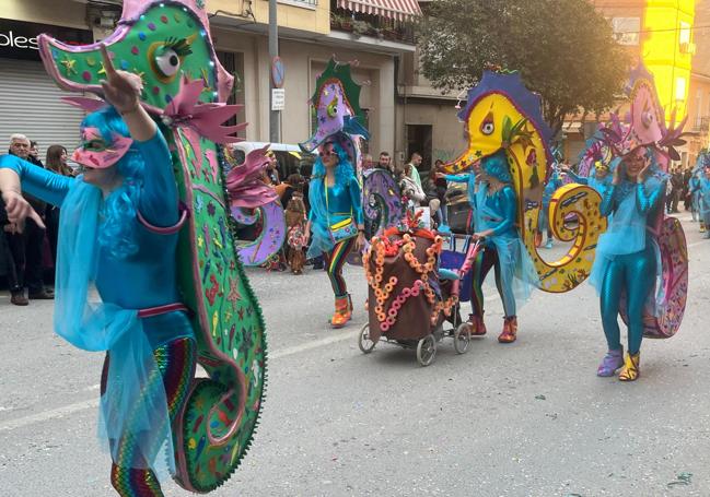 Momento del desfile celebrado en Cieza.