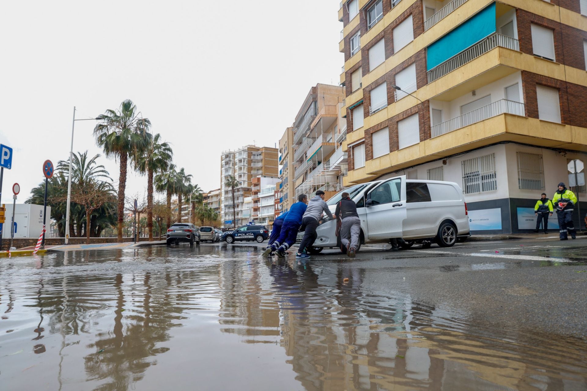 Las fuertes lluvias en Águilas, en imágenes