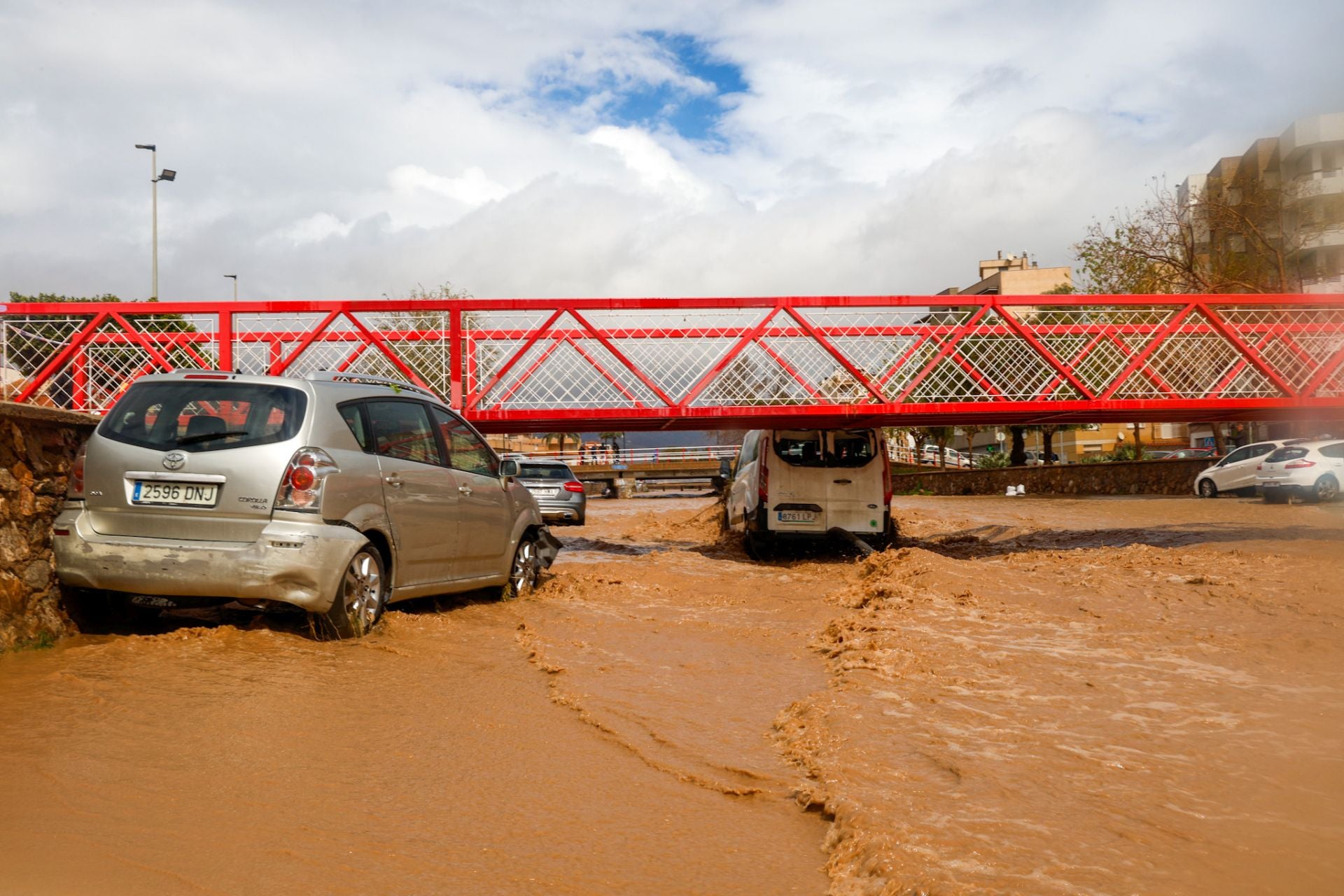 Las fuertes lluvias en Águilas, en imágenes