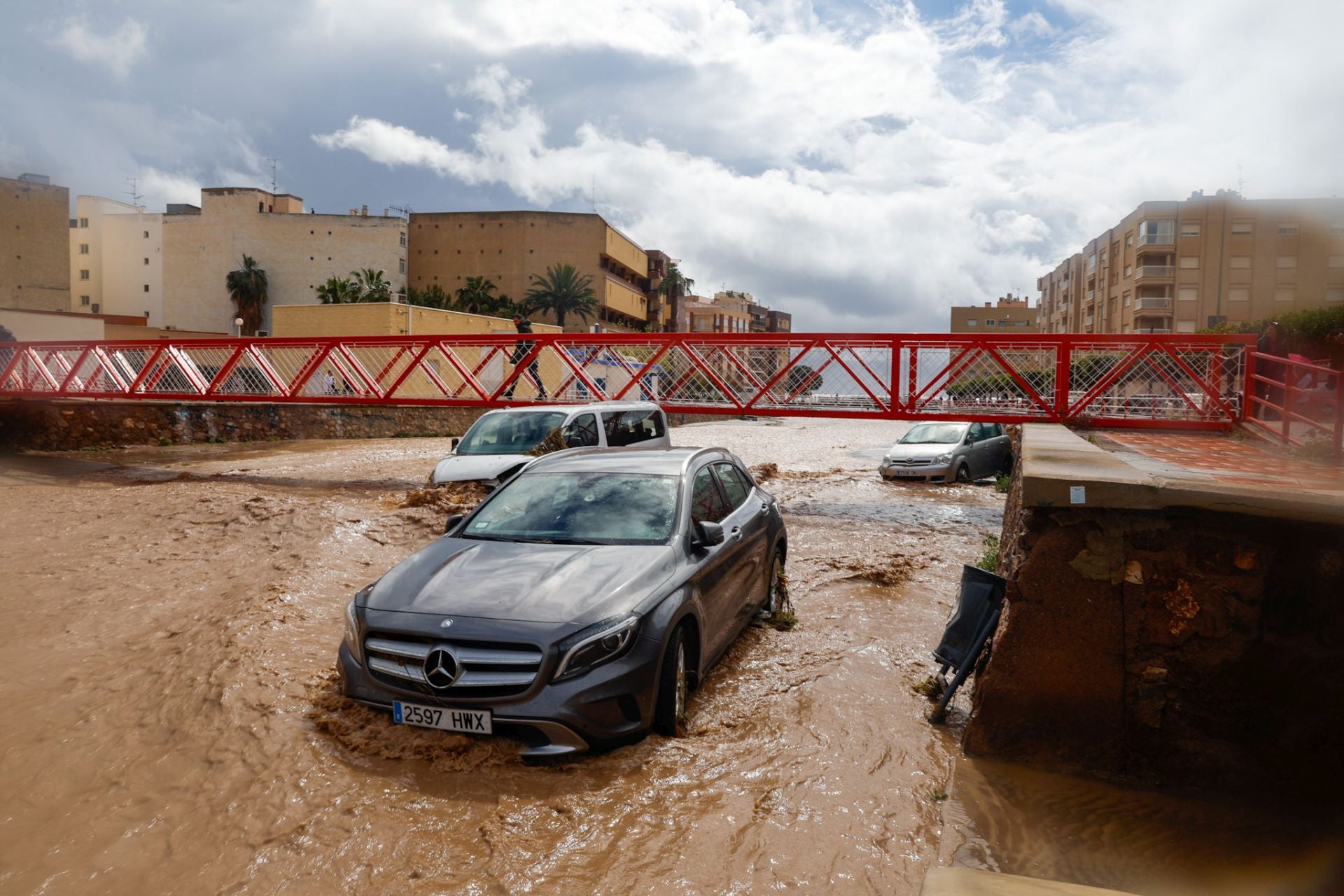 Las fuertes lluvias en Águilas, en imágenes