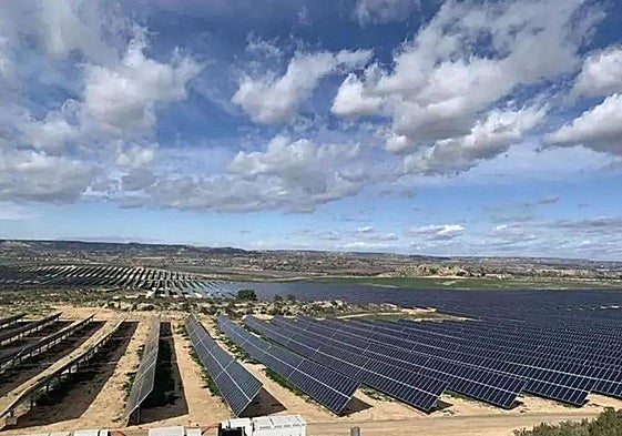 Paneles solares de Soltec, en una imagen de archivo.