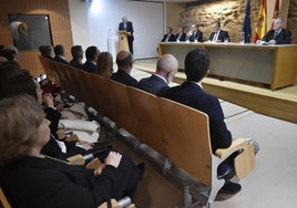 Acto de apertura del curso 2025, este miércoles.