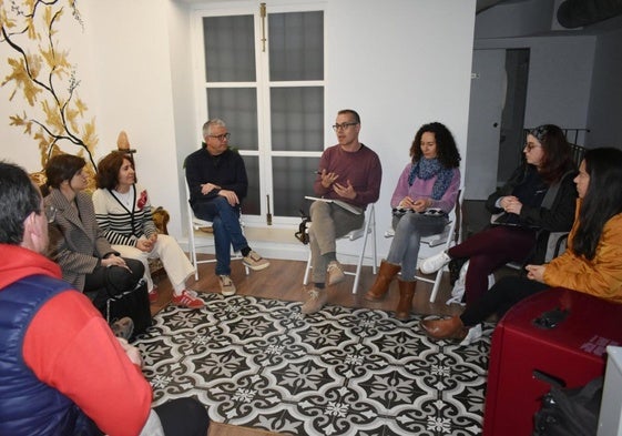 Participantes en la reunión de la junta directiva de la plataforma celebrada esta semana.