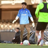 Pablo Cuñat entrena tras volver de la selección.