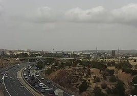 Tráfico congestionado en sentido Albacete.
