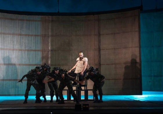 Una escena de Macbeth.