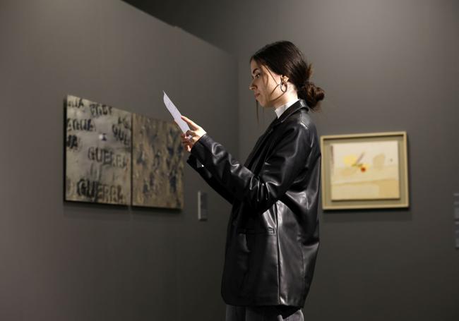 Dos obras de la muestra 'Como un eco (1999-2024), que se inaugura este jueves en Murcia.