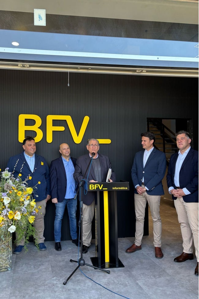 Acto de inauguración de la oficina central de BFV Informática en Molina de Segura.