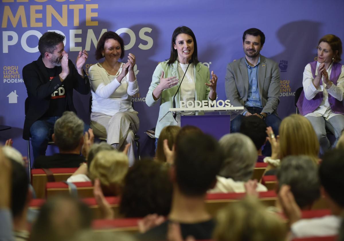 Las imágenes de Irene Montero en Murcia