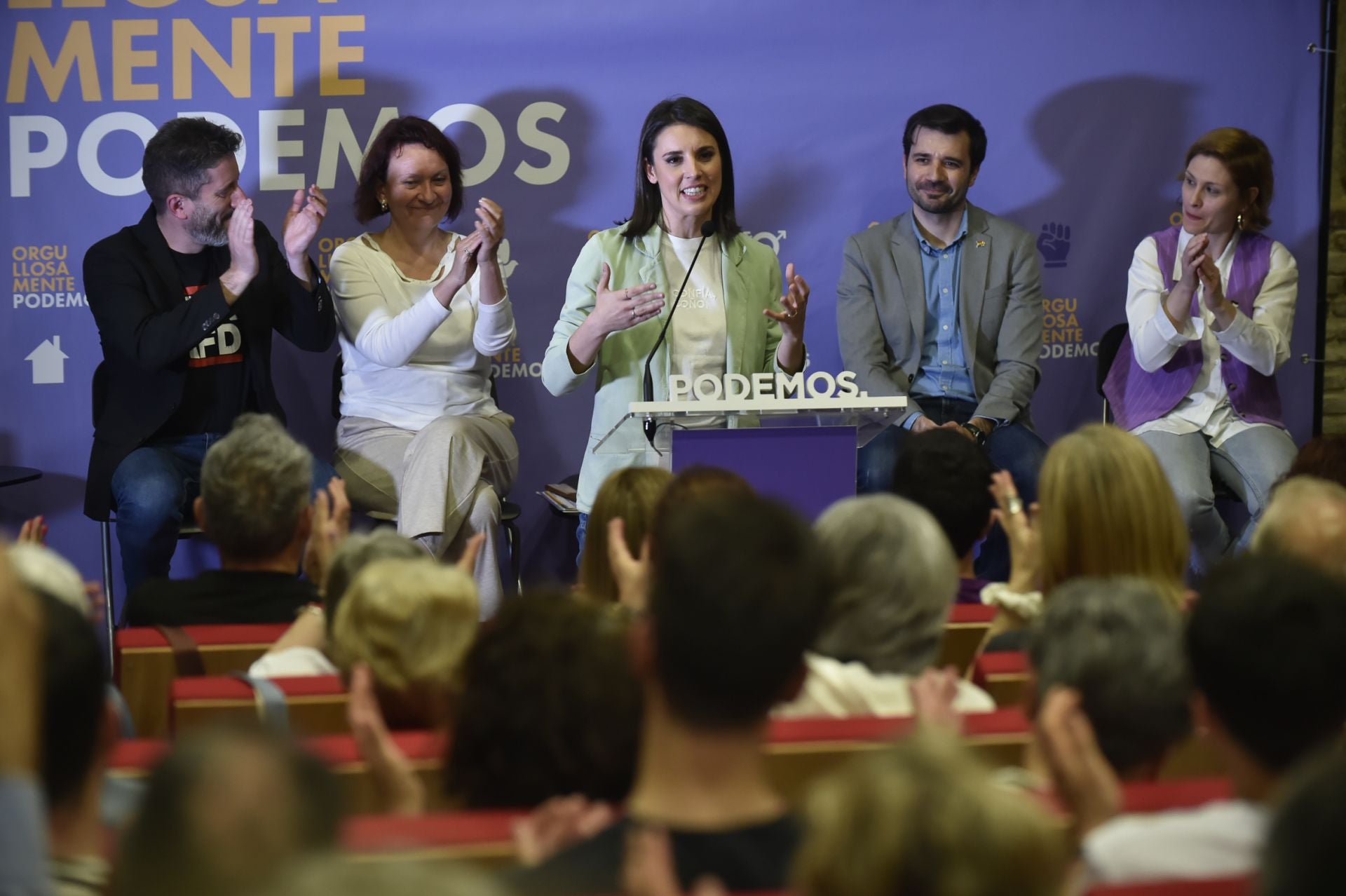 Las imágenes de Irene Montero en Murcia