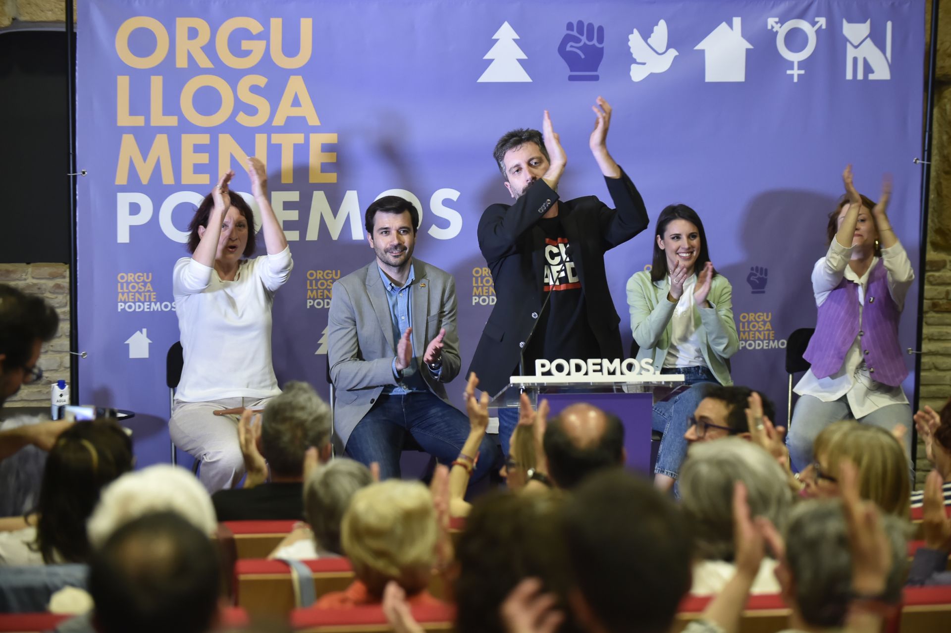 Las imágenes de Irene Montero en Murcia