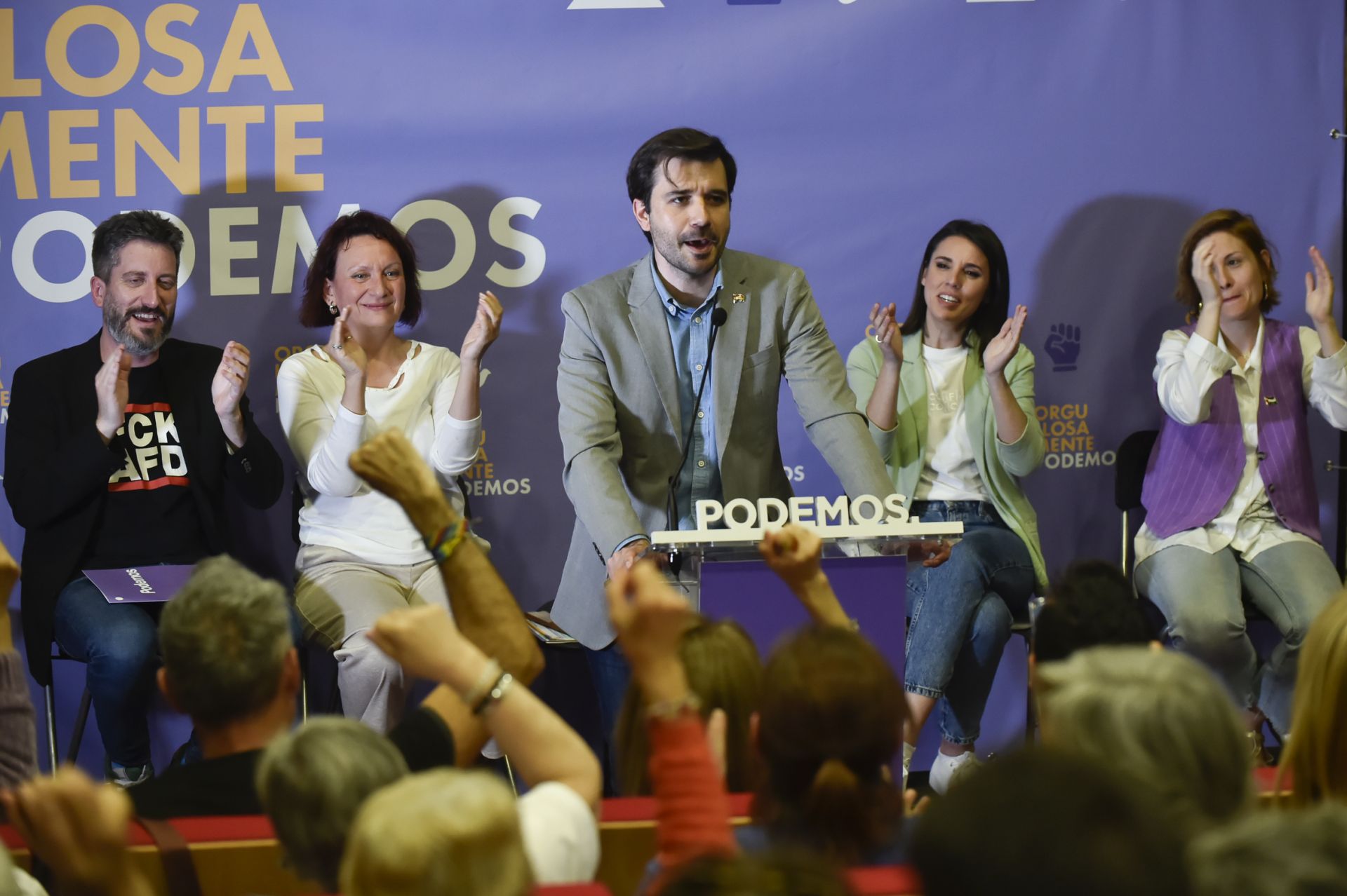 Las imágenes de Irene Montero en Murcia