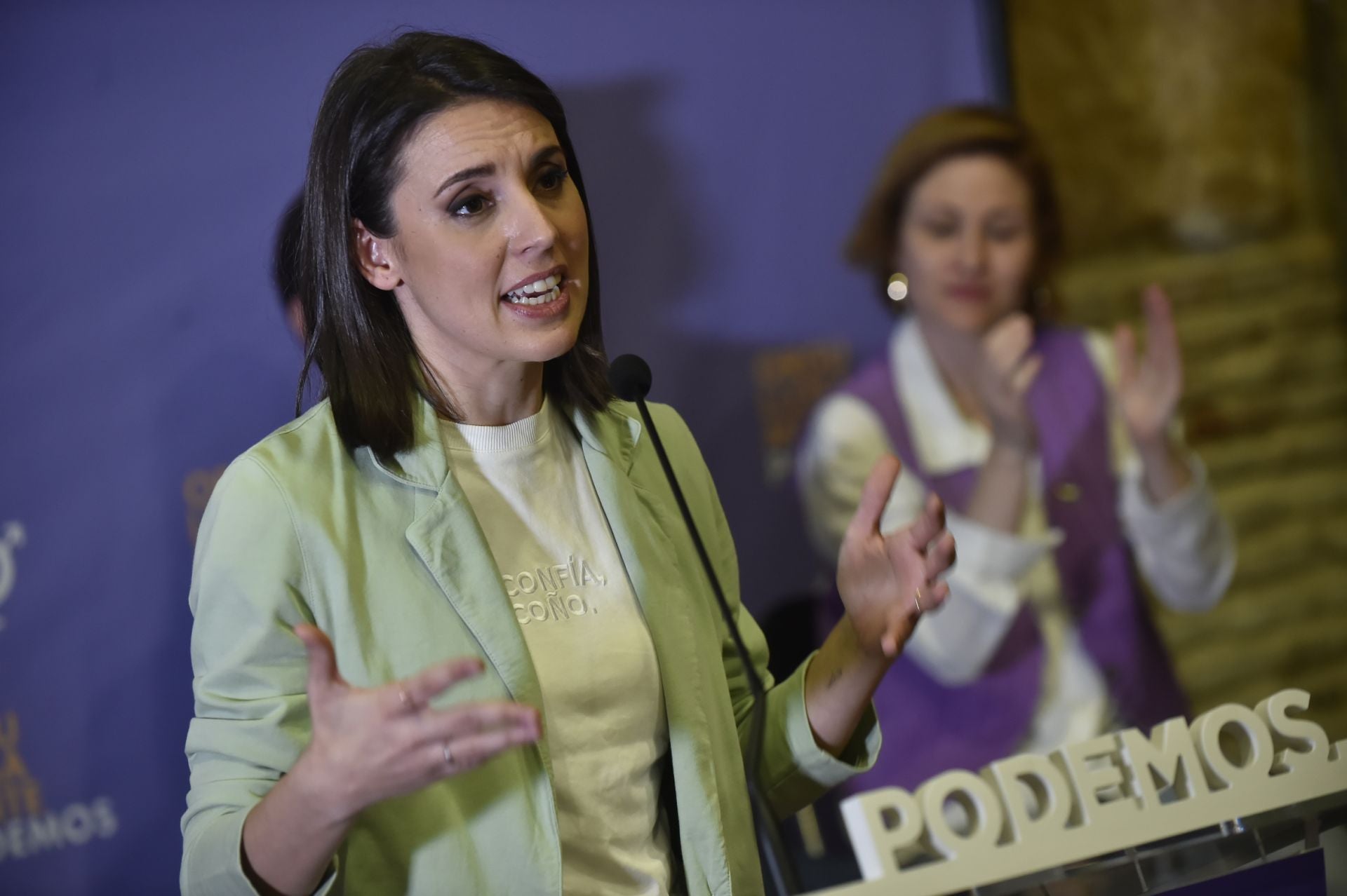 Las imágenes de Irene Montero en Murcia