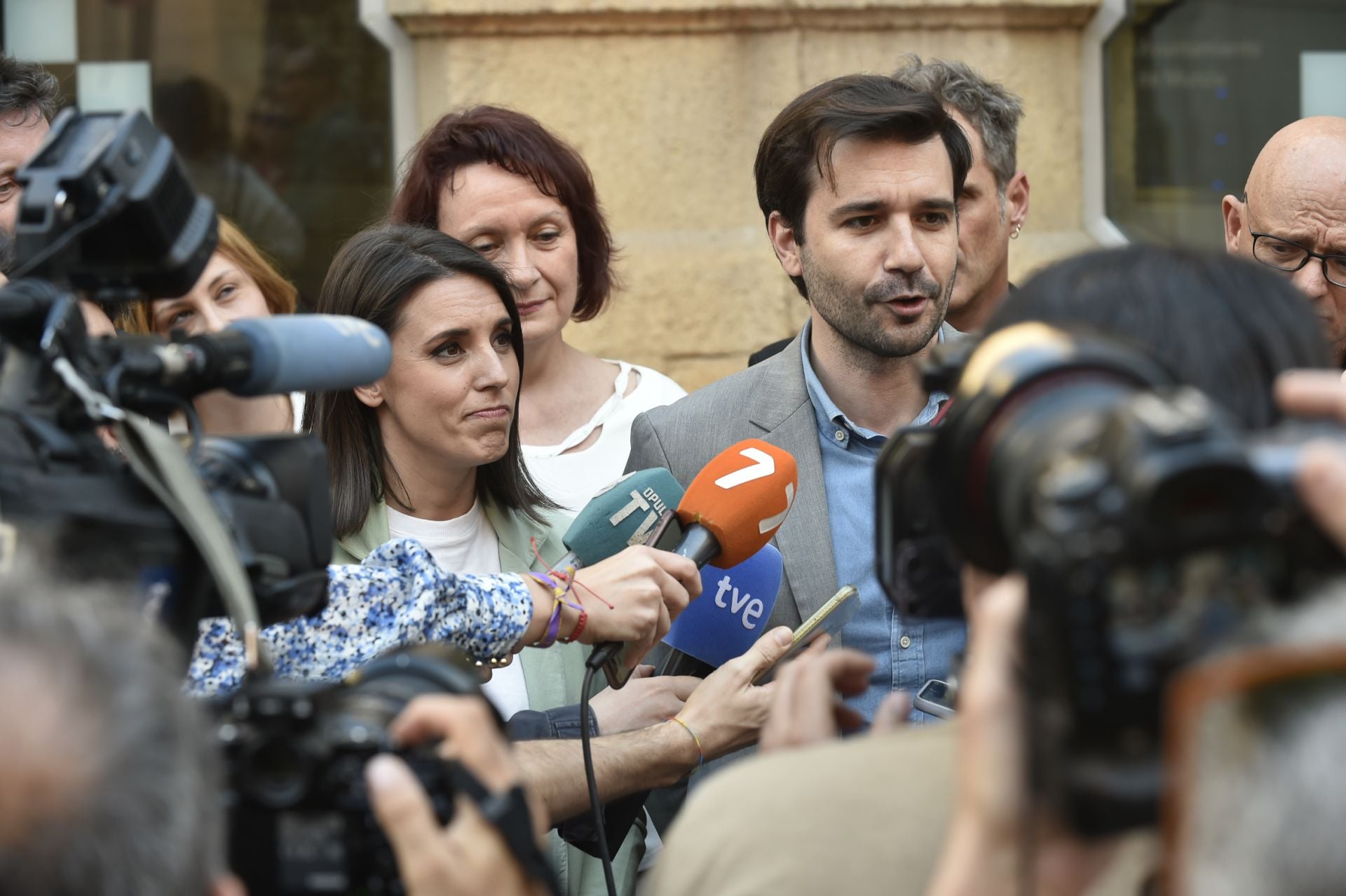 Las imágenes de Irene Montero en Murcia