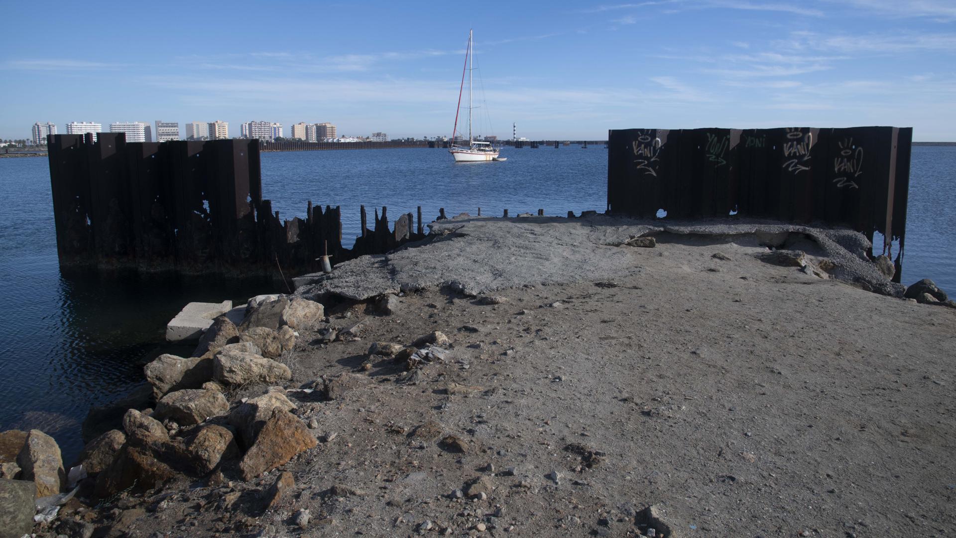 Visto bueno ambiental para el proyecto de retirada de Puerto Mayor en La Manga