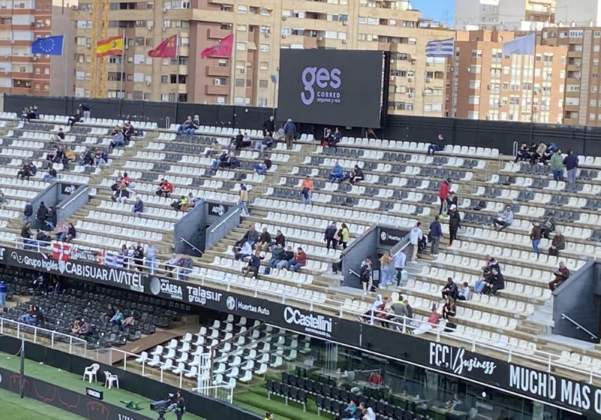 Críticas por la segunda avería en 20 días del nuevo videomarcador del Cartagonova
