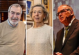 José López, Mari Ángeles Valverde y Gonzalo Wandosell.