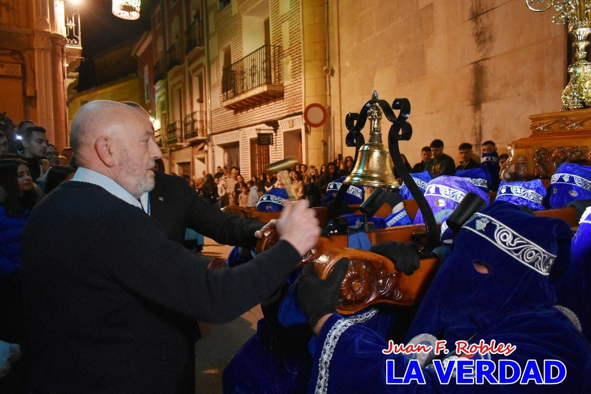«Noche azul y de encuentros» para celebrar el Viernes de Dolores en Caravaca de la Cruz